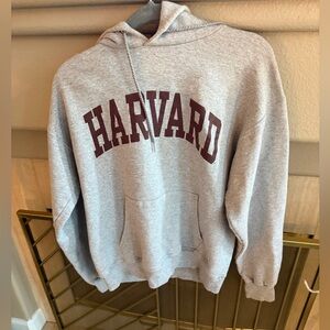 Harvard Gray Hoodie Sweater Men’s Small